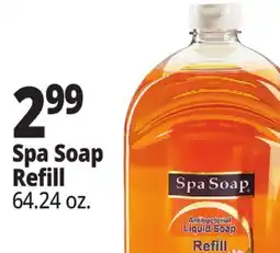 Ocean State Job Lot Spa Soap Antibacterial Liquid Soap Refill 64 oz offer