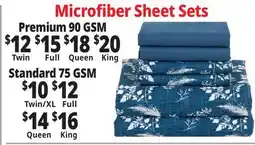 Ocean State Job Lot Microfiber Sheet Sets offer