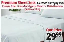 Ocean State Job Lot Premium Sheet Sets offer