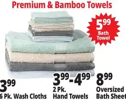 Ocean State Job Lot Premium & Bamboo Towels offer