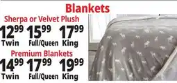 Ocean State Job Lot Blankets offer