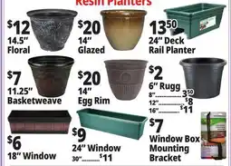 Ocean State Job Lot Resin Planters offer