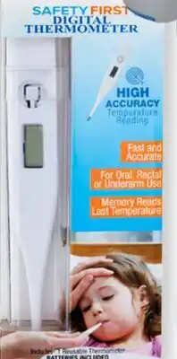 Ocean State Job Lot Safety First Digital Thermometer offer