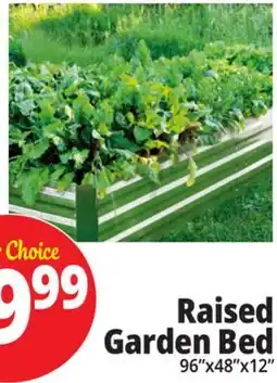 Ocean State Job Lot Galvanized Raised Garden Bed 96 x 48 x 12 offer