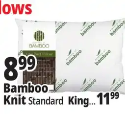 Ocean State Job Lot Essence of Bamboo Knit Jumbo Pillow offer