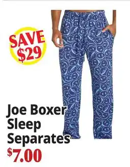 Ocean State Job Lot Joe Boxer Sleep Separates offer