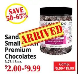 Ocean State Job Lot Sanders Small Batch Premium Chocolates offer
