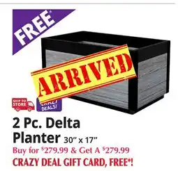 Ocean State Job Lot 2 Pc. Delta Planter offer
