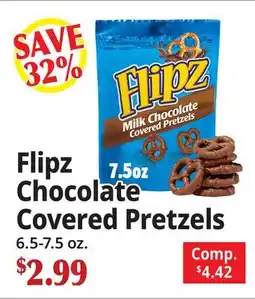 Ocean State Job Lot Flipz Chocolate Covered Pretzels offer
