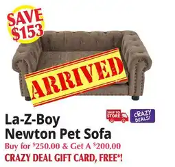 Ocean State Job Lot La-Z-Boy Newton Pet Sofa offer