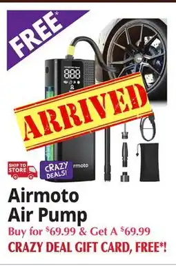 Ocean State Job Lot Airmoto Air Pump offer