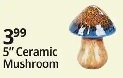 Ocean State Job Lot Small Ceramic Mushroom Assorted offer