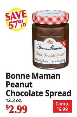 Ocean State Job Lot Bonne Maman Peanut Chocolate Spread offer