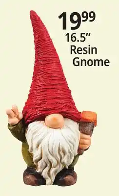 Ocean State Job Lot Outdoor Living Accents Resin Garden Gnome 16.5 offer