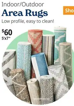 Ocean State Job Lot Indoor/Outdoor Area Rugs offer