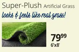 Ocean State Job Lot Super Plush Artificial Grass Rug 6' x 8' offer