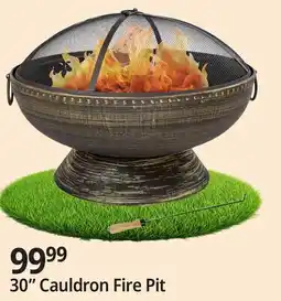 Ocean State Job Lot 30 Cauldron Fire Pit offer