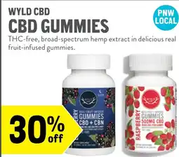 New Seasons Market Wyld CBD CBD gummies offer