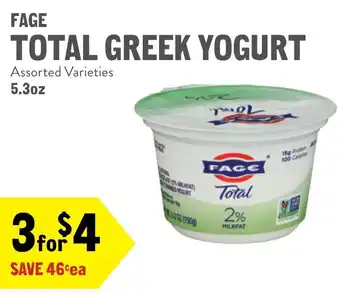 Fage total greek yogurt