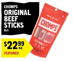 New Seasons Market Chomps original beef sticks offer