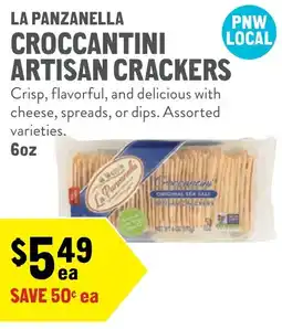 New Seasons Market La panzanella croccantini artisan crackers offer