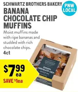 New Seasons Market Schwartz brothers bakery banana chocolate chip muffins offer