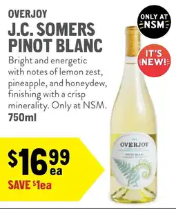 New Seasons Market Overjoy j.c. somers pinot blanc offer