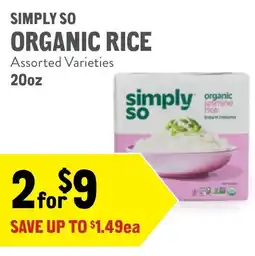 New Seasons Market Simply so organic rice offer