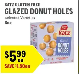 New Seasons Market Katz gluten free glazed donut holes offer