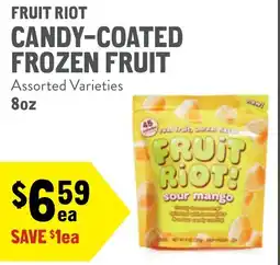 New Seasons Market Fruit riot candy-coated frozen fruit offer