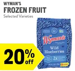 New Seasons Market Wyman's frozen fruit offer