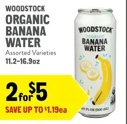 New Seasons Market Woodstock organic banana water offer