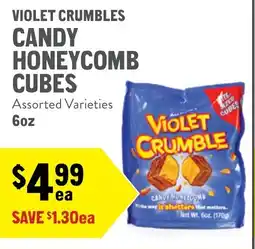 New Seasons Market Violet crumbles candy honeycomb cubes offer