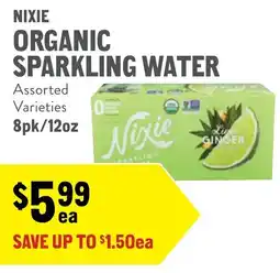 New Seasons Market Nixie organic sparkling water offer