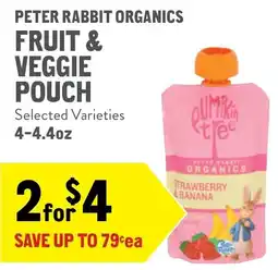 New Seasons Market Peter rabbit organics fruit & veggie pouch offer