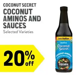 New Seasons Market Coconut secret coconut aminos and sauces offer