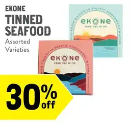 New Seasons Market Ekone tinned seafood offer
