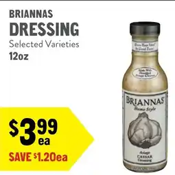 New Seasons Market Briannas dressing offer
