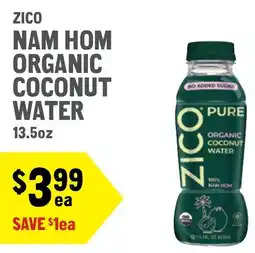 New Seasons Market Zico nam hom organic coconut water offer