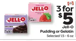 Weis Markets Jell-O Pudding or Gelatin offer