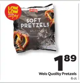Weis Markets Weis Quality Pretzels offer