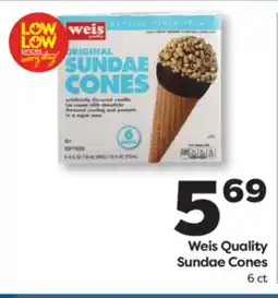 Weis Markets Weis Quality Sundae Cones offer
