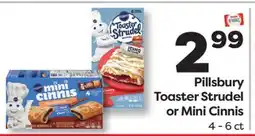 Weis Markets Pillsbury Toaster Strudel or Mini Cinnis offer