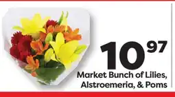 Weis Markets Market Bunch of Lilies, Alstroemeria, & Poms offer