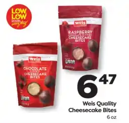 Weis Markets Weis Quality Cheesecake Bites offer