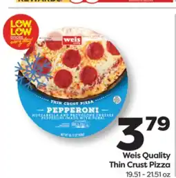 Weis Markets Weis Quality Thin Crust Pizza offer