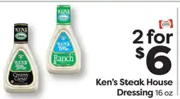 Weis Markets Ken's Steak House Dressing offer