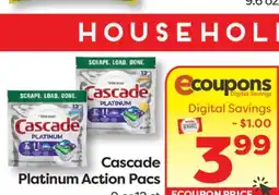 Weis Markets Cascade Platinum Action Pacs offer