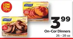 Weis Markets On-Cor Dinners offer