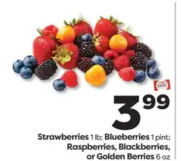 Weis Markets Strawberries 1 lb Blueberries 1 pint Raspberries, Blackberries, or Golden Berries 6 oz offer
